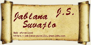 Jablana Šuvajlo vizit kartica